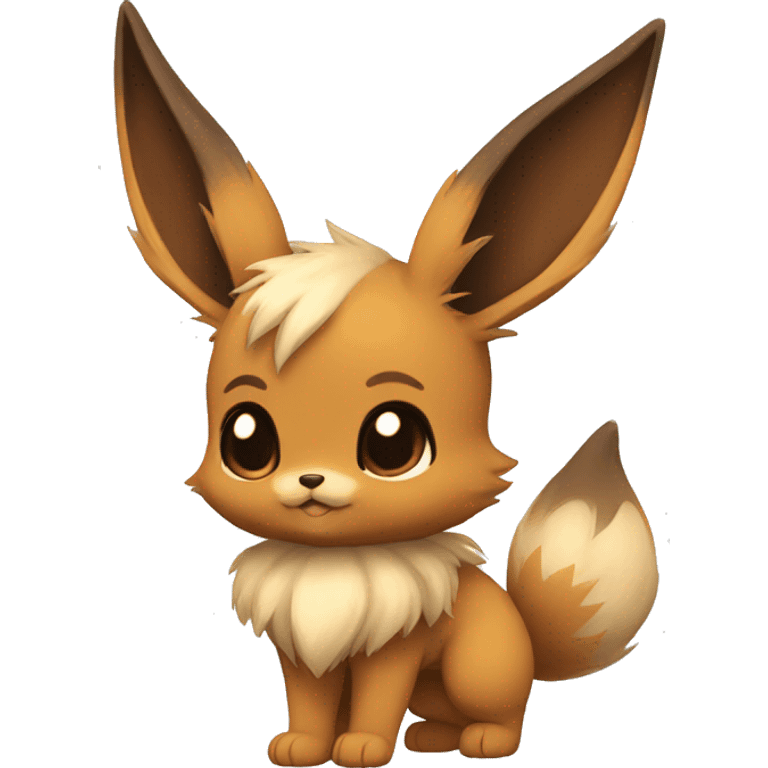 Chibi Eevee full body emoji