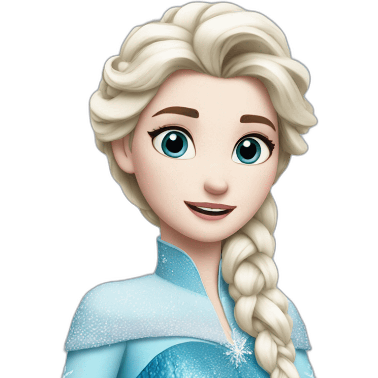 Elsa frozen emoji