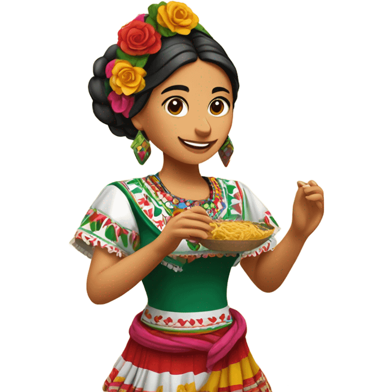 Mexican girl life style emoji