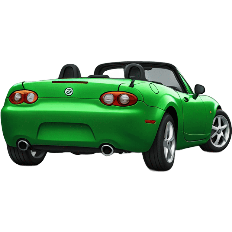 Green Mazda Miata  emoji