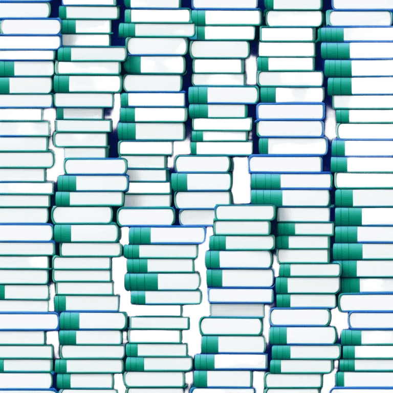 blue background composed of evenly stacked books green colour  emoji