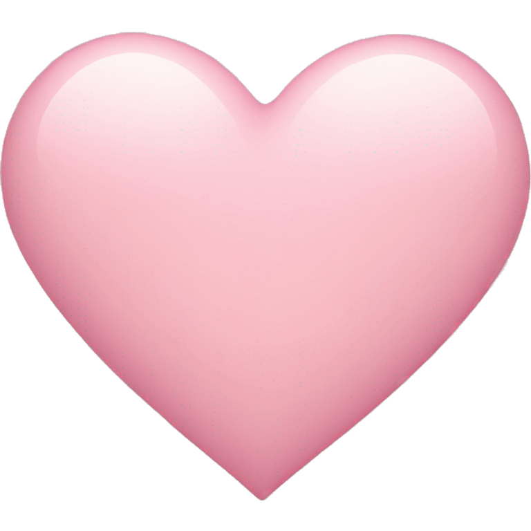 Light pink heart emoji