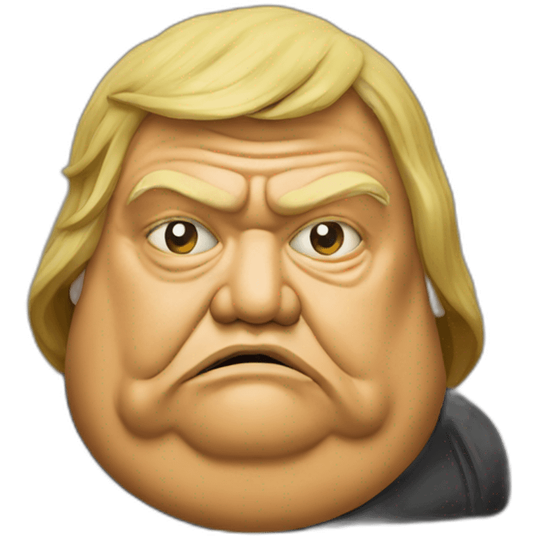 trump as jabba the hutt emoji