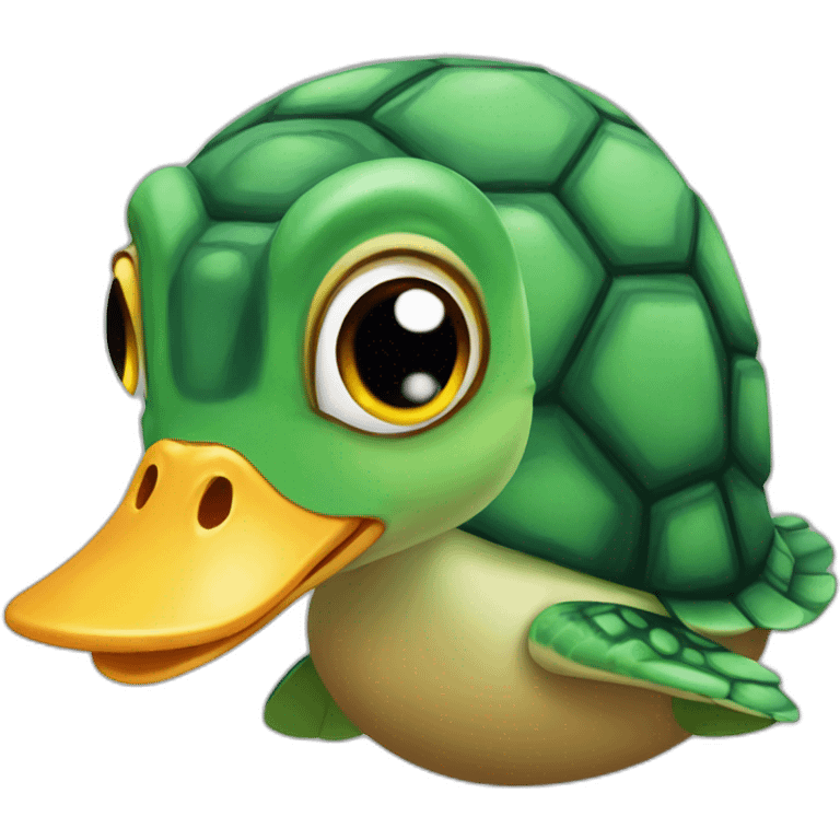 Turtle duck emoji