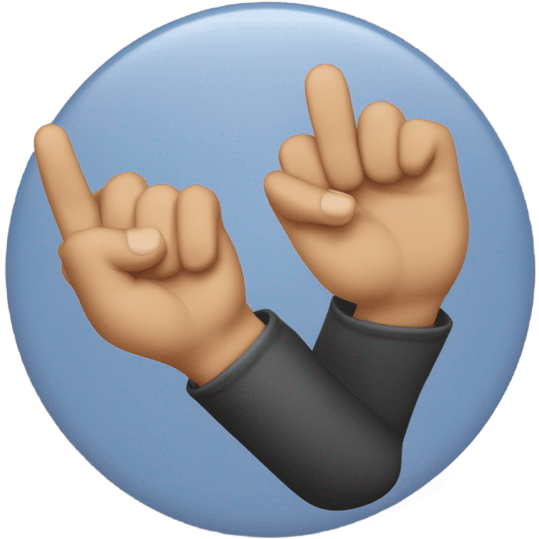 Guy making circle with one finger and putting other finger through it  emoji