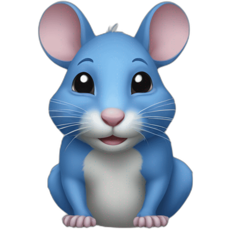 Blue rat emoji