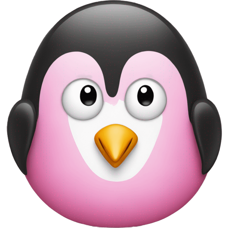 Pink pingouin  emoji