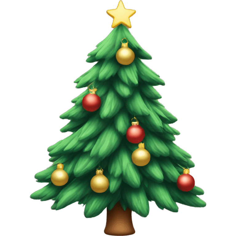 Cozy Christmas tree  emoji