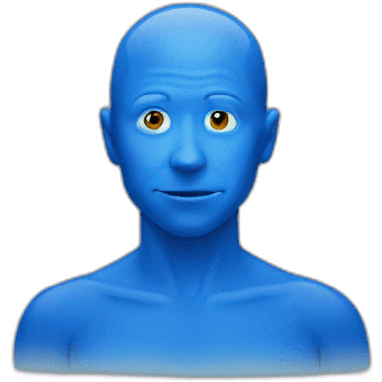 blue man emoji