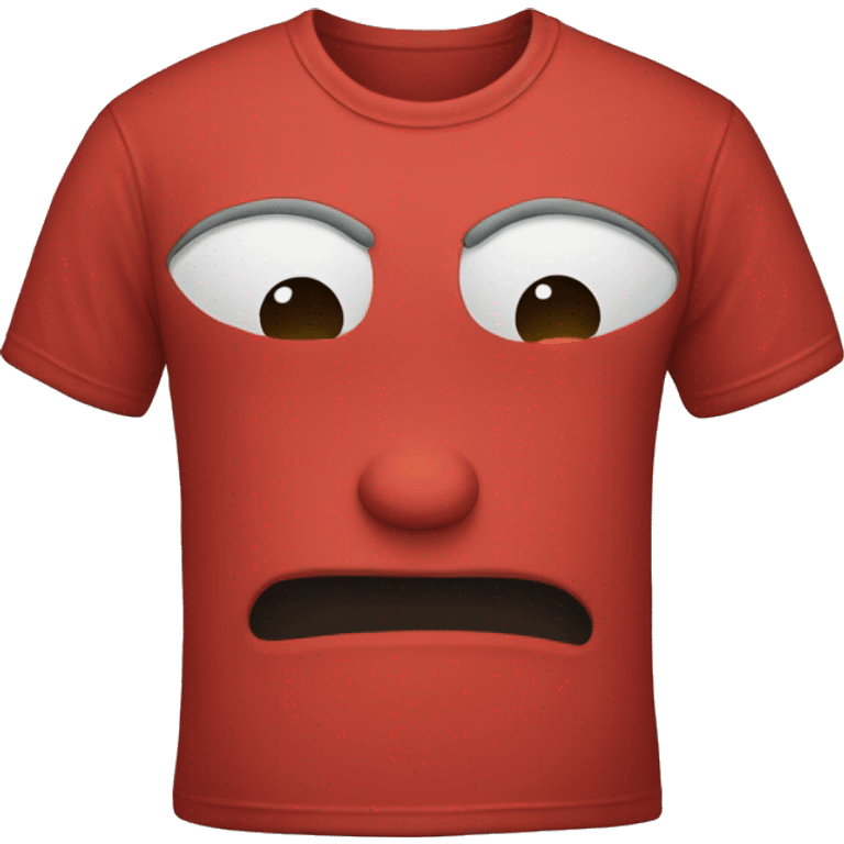 red  t-shirt  emoji