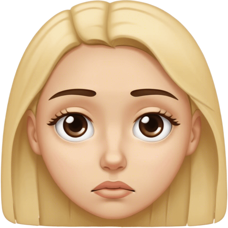 emoji de chica cansada con insomnio  emoji