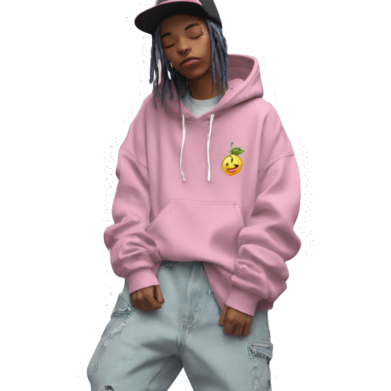 Skater fashion aesthetic baggy clothes 420 emoji