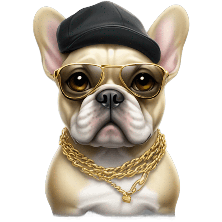 Frenchie gangster emoji