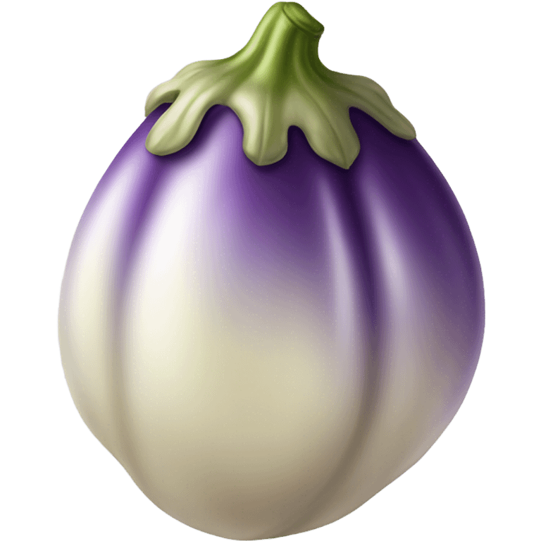 Massive fat cream eggplant emoji