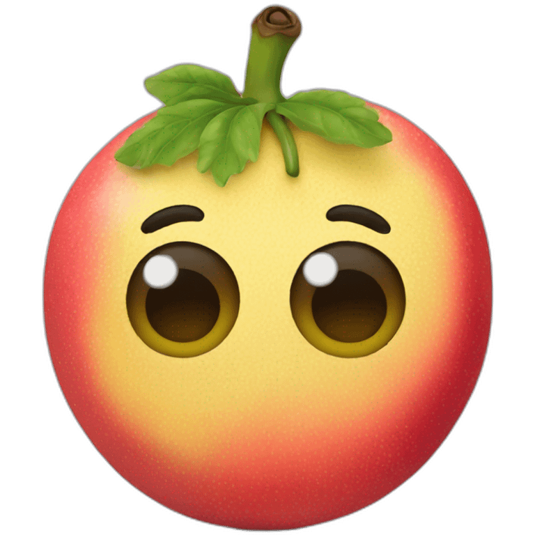 Granada fruta emoji