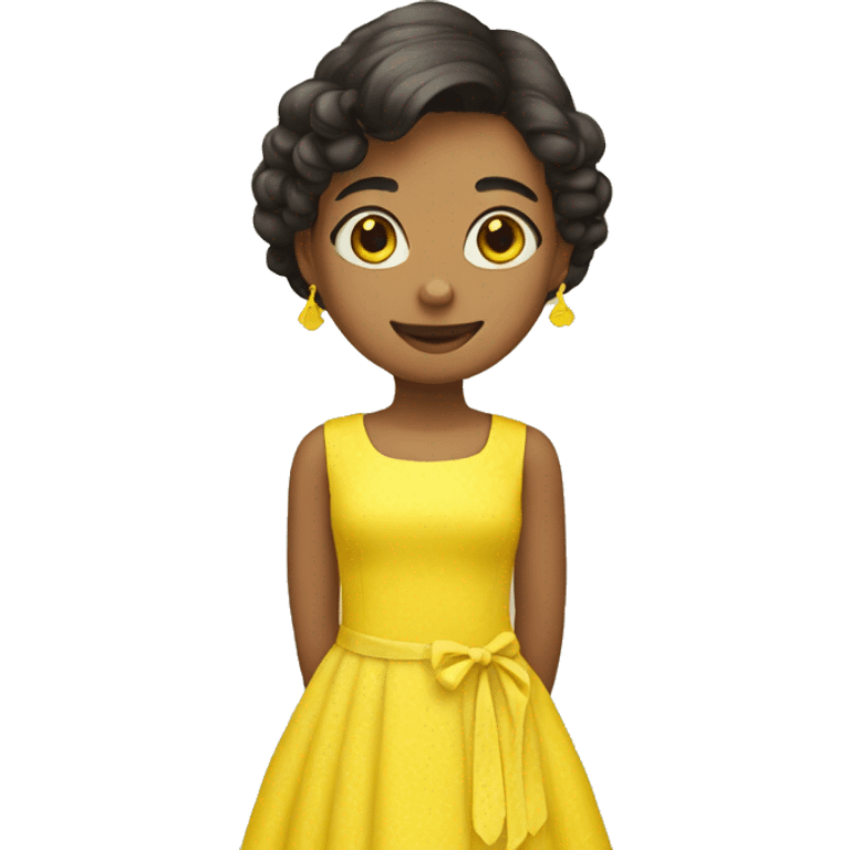 dus lipa yellow dress emoji