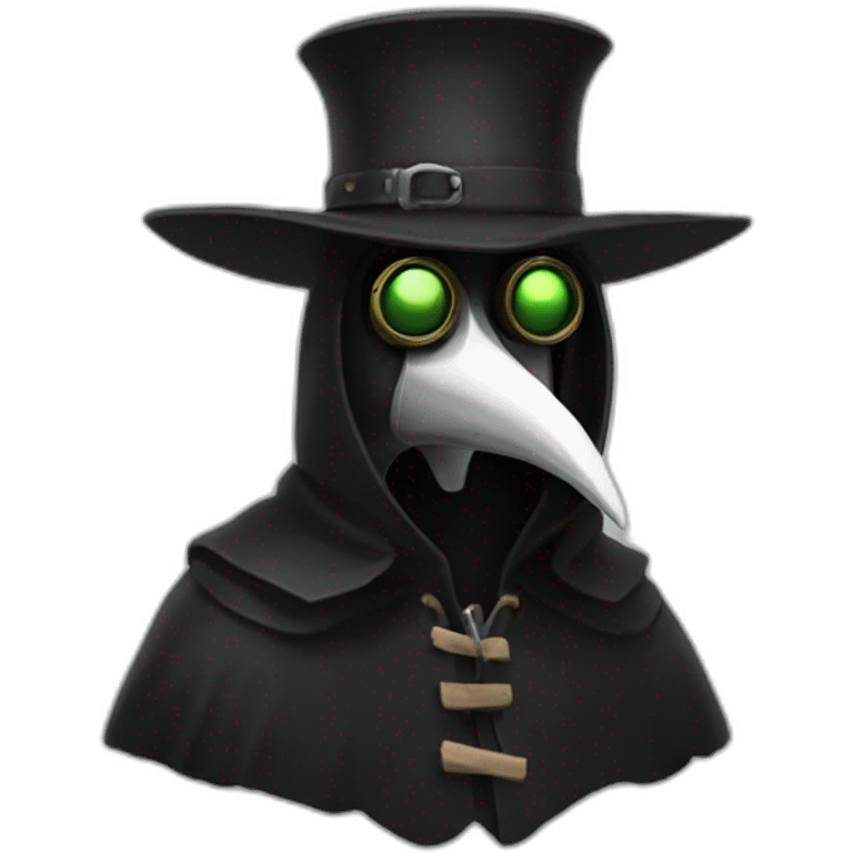 partying plague doctor emoji