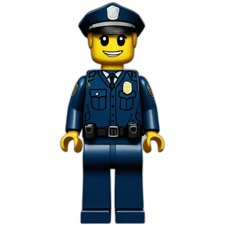 Lego city police man emoji