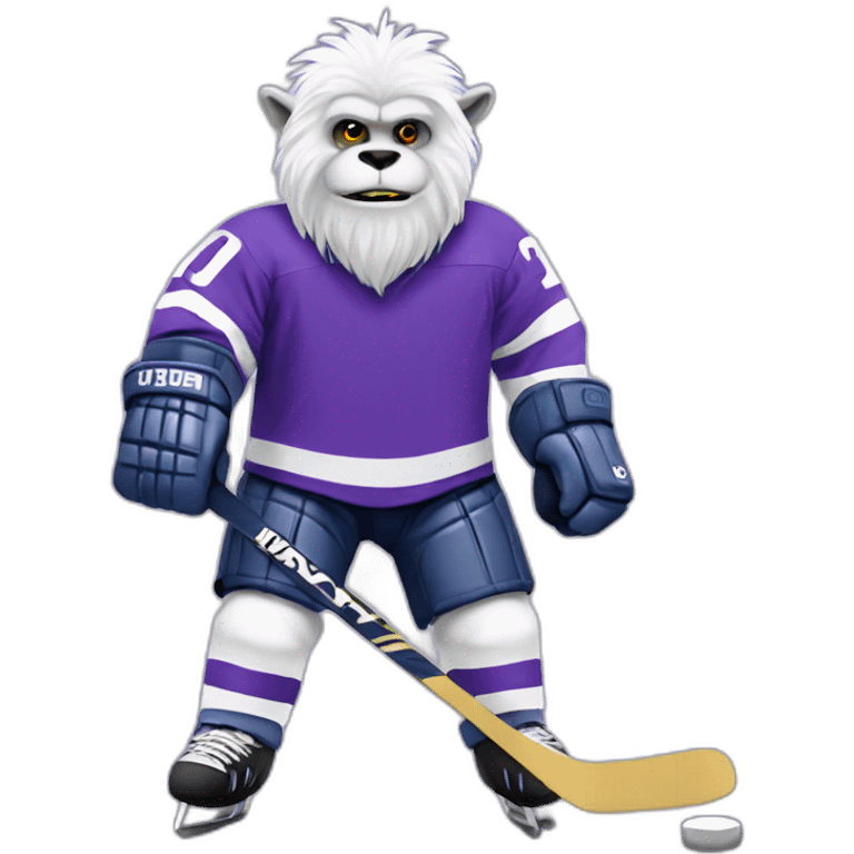 yeti hockey violet uniform emoji