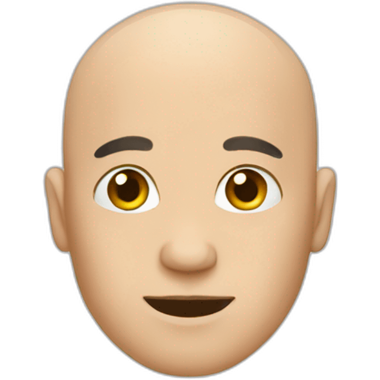 bald person emoji