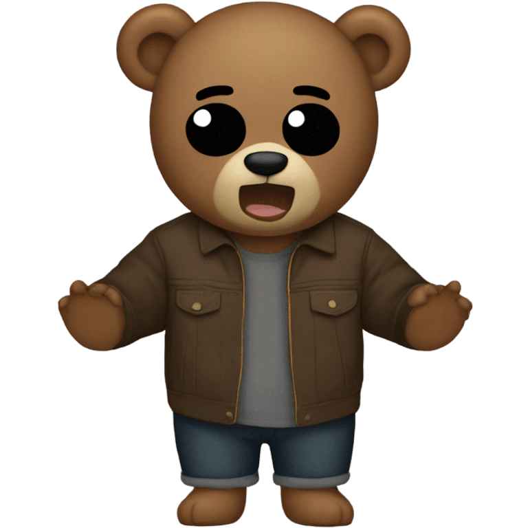 Kanye bear emoji