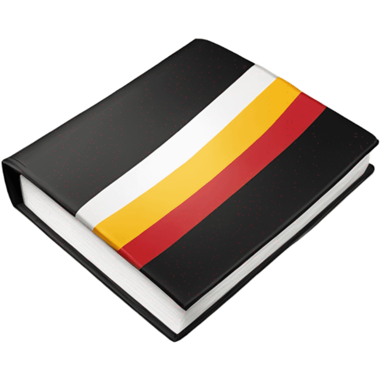 German flag book emoji