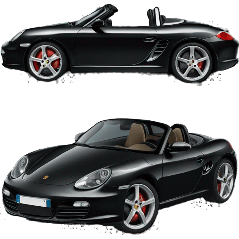 porsche boxster 987 black emoji