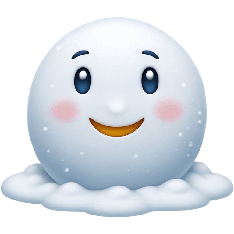 Cinematic Realistic Snow Emoji, Soft and delicate, with fluffy snowflakes drifting gently to the ground. The snow blankets the landscape in a peaceful, serene hush, creating a calm and sparkling atmosphere. Soft glowing outline, capturing the essence of tranquility, winter beauty, and crisp, clean freshness in a scene of falling snow! emoji