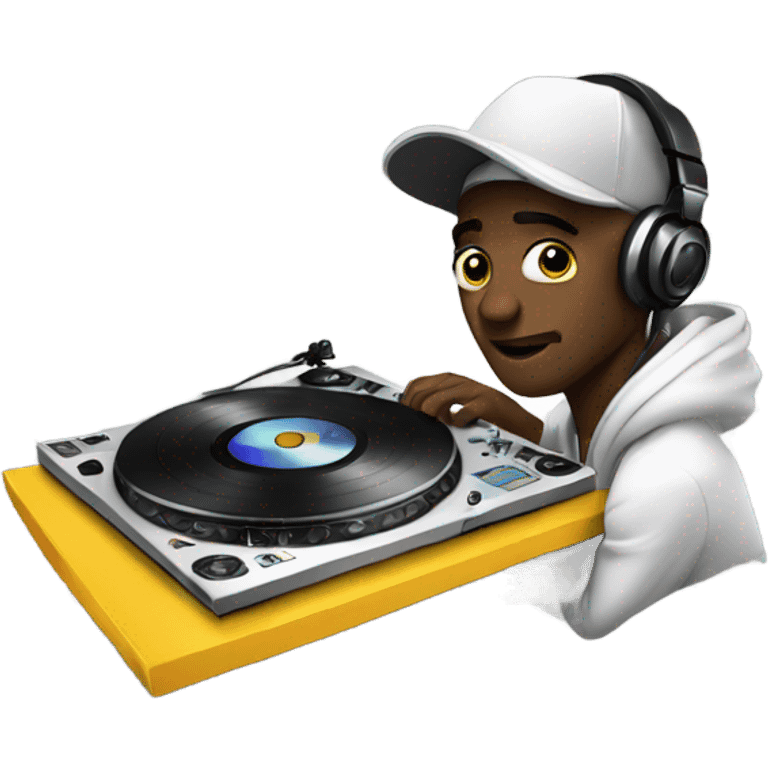 DJ on Turntables  emoji