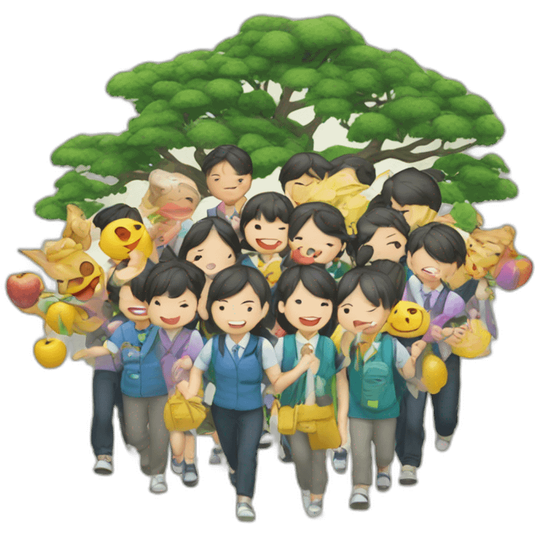 Taiwan school reunion logo emoji