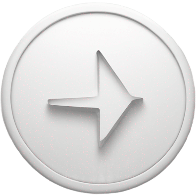 all-white play button emoji