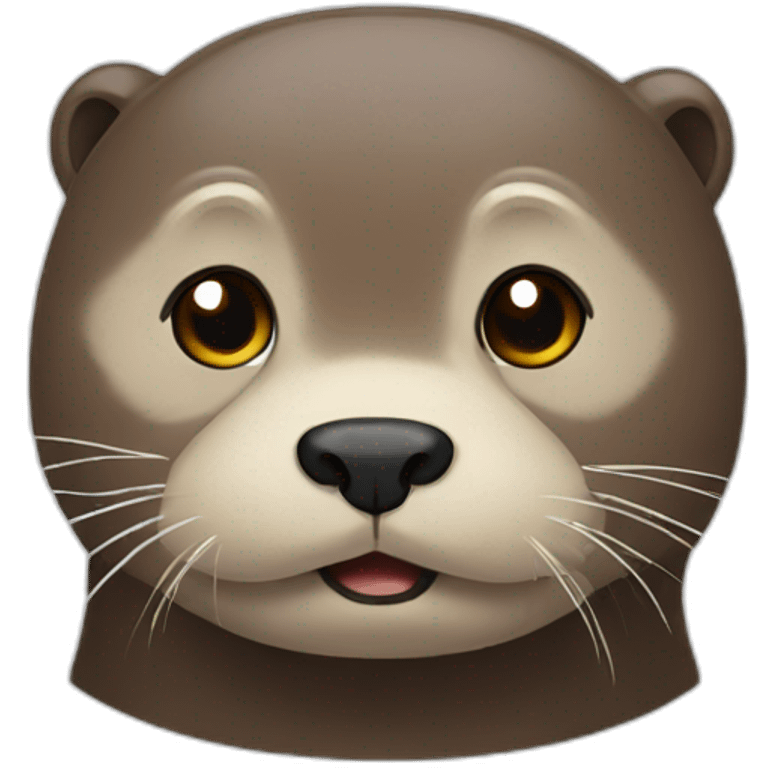 Otter sad face emoji