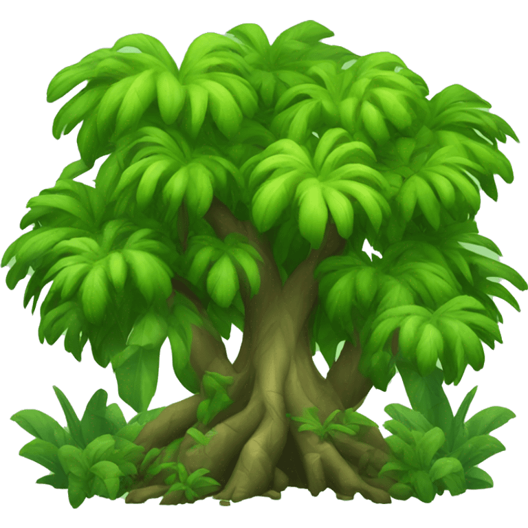 jungle trees emoji