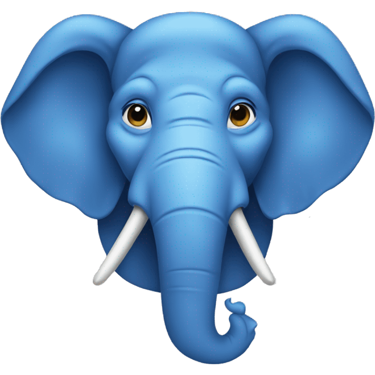 blue elephant head emoji