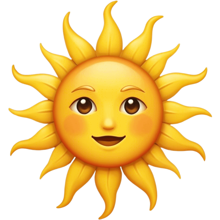 Sun emoji