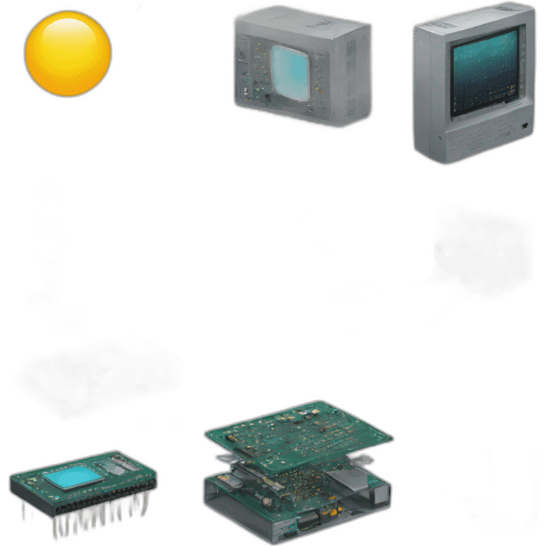 aesthetic circuit technology emoji