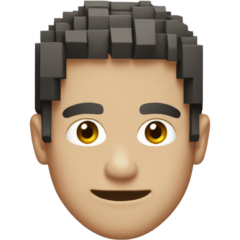 Pixel cartoon version of Mikey emoji