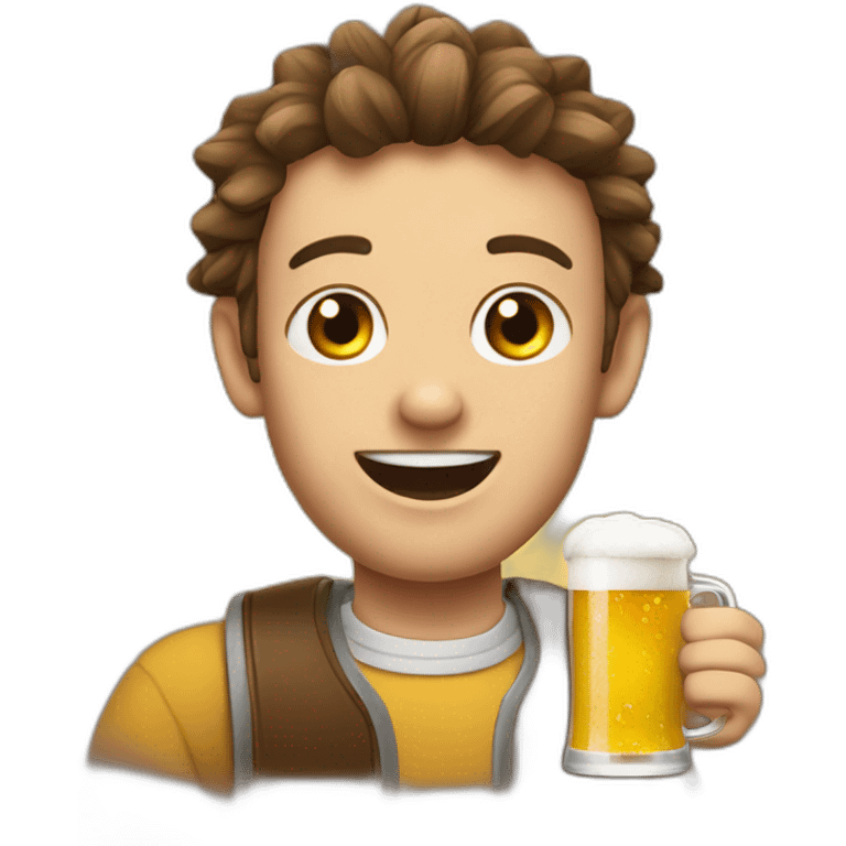 choubaka with bier emoji