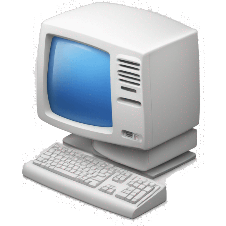 White desktop computer  emoji