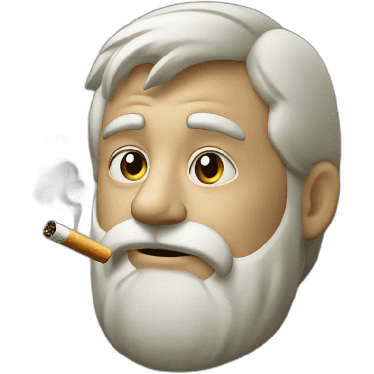 platon with cigarette emoji