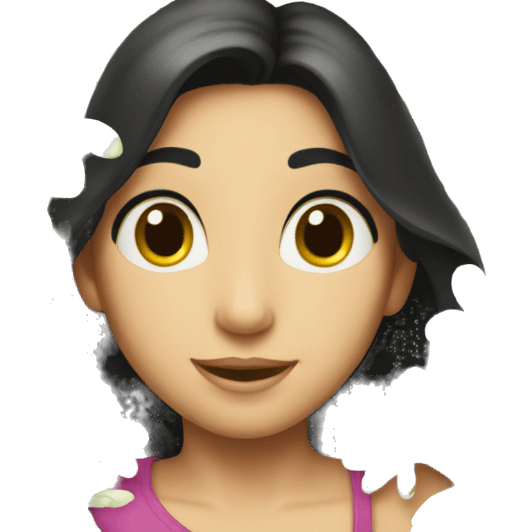 HD Apple Emoji of Jasmine's flowers  emoji