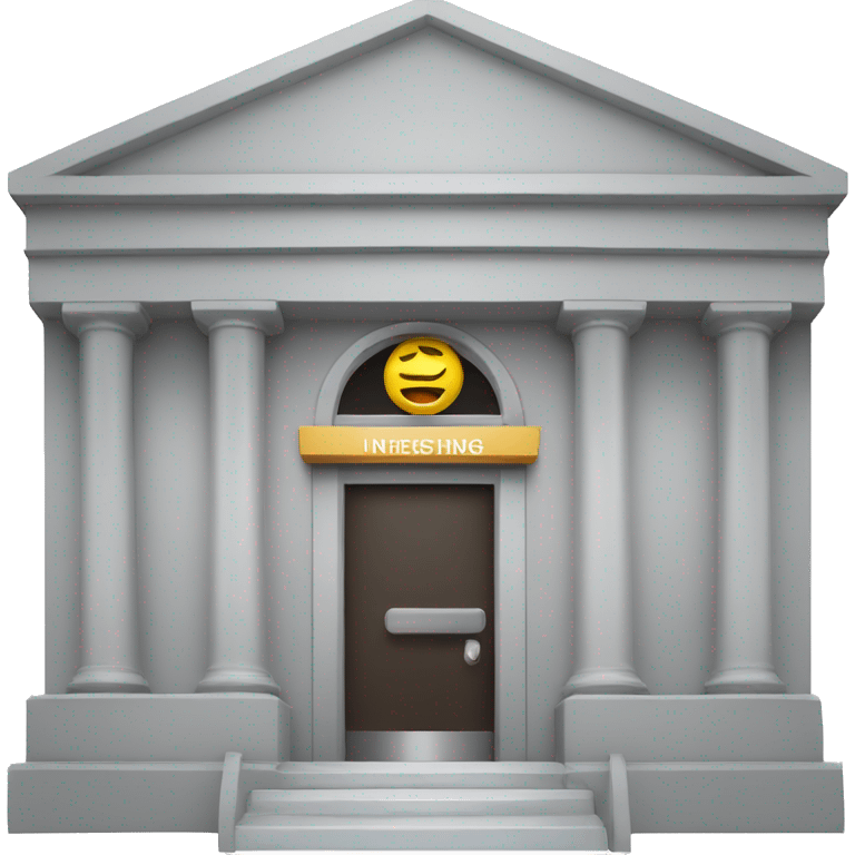 Bank that is being broken into  emoji