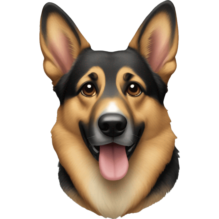 German Shepherd mix corgi emoji