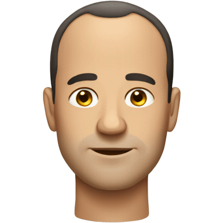 Receding hairline man  emoji