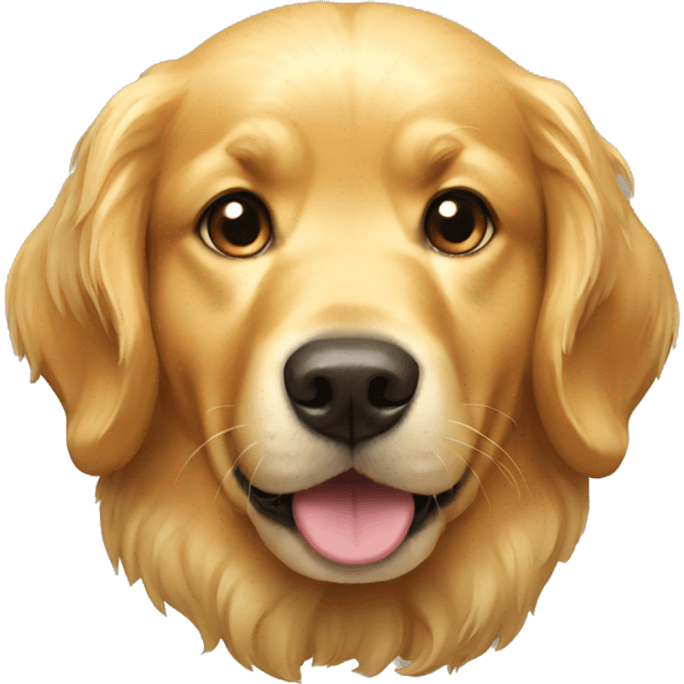 golden retriever dog emoji