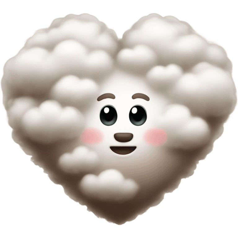 brown heart cloud emoji