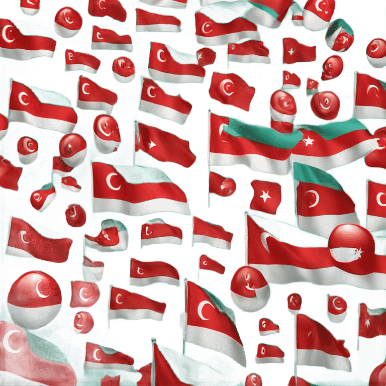 maroccan and turkisg flag emoji