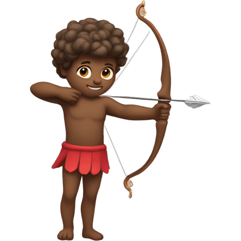 Cupid shooting a arrow  emoji