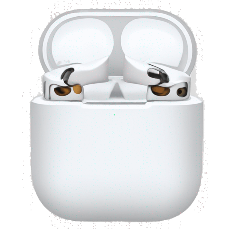 white airpods  emoji