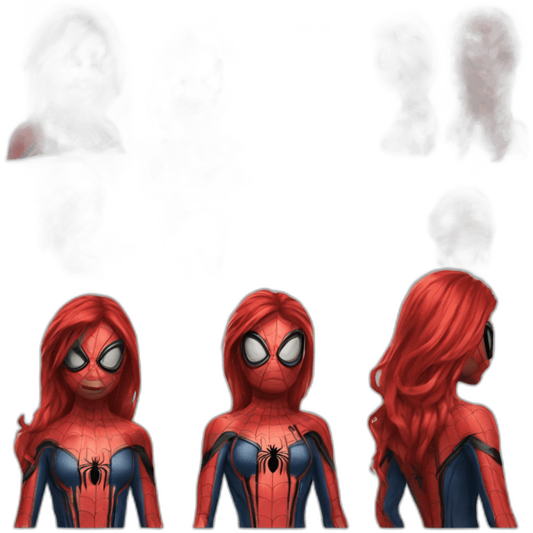 Femme de spider man emoji